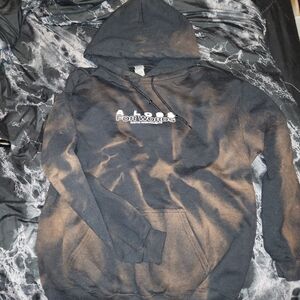 A Loss For Words Boston MA Beach Dyed Pop Punk Band Hoodie Size Large